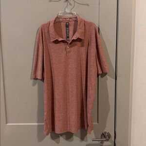 Vuori Men's Polo in Brick Red